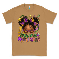 Toasted Coconut little miss mardi gras afro messy bun kid Classic Tee - texasbilliewilder