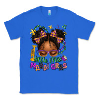 True Royal little miss mardi gras afro messy bun kid Classic Tee - texasbilliewilder