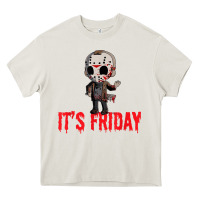 Funny Friday 13th Funny Halloween Horror Heavy Core Tee | Teevron