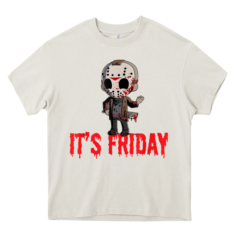 Funny Friday 13th Funny Halloween Horror Heavy Core Tee by lanVoArt | Teevron