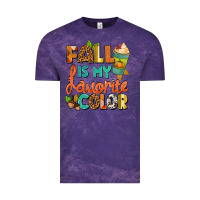 Cloud Purple Fall is my favorite color Vintage Tee - NancyCooperArtShop