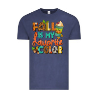 Vintage Denim Fall is my favorite color Vintage Tee - NancyCooperArtShop