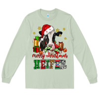 Merry Christmas Heifer Cow Long Sleeve Tee | Teevron