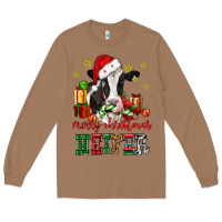 Toasted Coconut merry christmas heifer cow Long Sleeve Tee - CowGirlArtShop