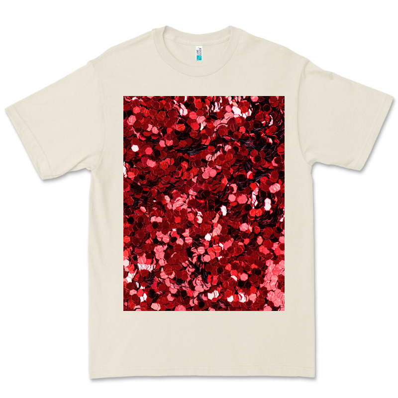 Red Glitter Party Sequins Premium Tee by lanVoArt | Teevron
