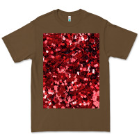 Cacao red glitter party sequins Premium Tee - lanVoArt