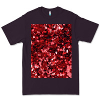Plum red glitter party sequins Premium Tee - lanVoArt