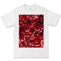 White red glitter party sequins Premium Tee - lanVoArt