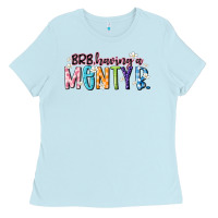 Baby Blue having a menty b Ladies Tee - Artiststas