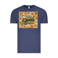 Vintage Denim Pumpkin spice junkie Vintage Tee - RanaPortraitStore