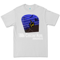Dove Grey 1886 Crescent Hotel Eureka Springs Arkansas USA Halloween Haunted Bat  Premium Tee - lanVoArt