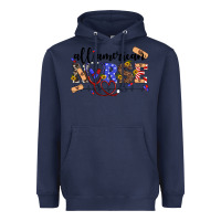 Navy all american nurse Heavyweight Hoodie - Artiststas