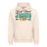 Sandshell y'all need jesus arrow lily flowers Urban Hoodie - BarkalooDesign