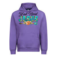 Tulip y'all need jesus arrow lily flowers Urban Hoodie - BarkalooDesign