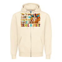 Sandshell thanksgiving turkey humor Zipper Hoodie - CowhideDigitalArt