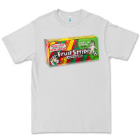 Dove Grey old school fruit stripe gum Premium Tee - lanVoArt