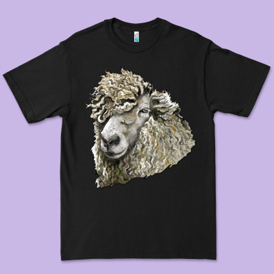 Lincoln Sheep Head Premium Tee Designed By Lillyallendesigns