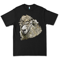 Black lincoln sheep head Premium Tee - LillyAllenDesigns