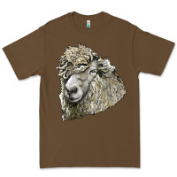 Cacao lincoln sheep head Premium Tee - LillyAllenDesigns