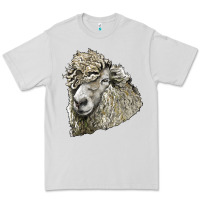 Dove Grey lincoln sheep head Premium Tee - LillyAllenDesigns