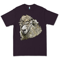 Plum lincoln sheep head Premium Tee - LillyAllenDesigns