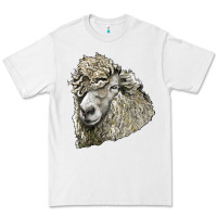 White lincoln sheep head Premium Tee - LillyAllenDesigns