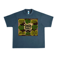 Midnight Navy dad daily affirmations Urban Heavy Tee - TumblerDesignByShophia