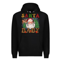 Black santa baby Premium Hoodie - FaDigitalArtStudio