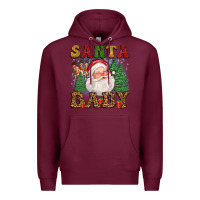 Burgundy santa baby Premium Hoodie - FaDigitalArtStudio