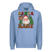 Colony Blue santa baby Premium Hoodie - FaDigitalArtStudio