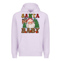 Lilac santa baby Premium Hoodie - FaDigitalArtStudio