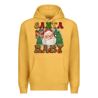 Mustard santa baby Premium Hoodie - FaDigitalArtStudio