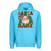 Ocean Blue santa baby Premium Hoodie - FaDigitalArtStudio