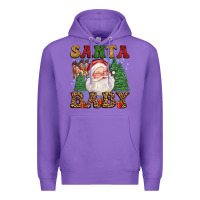 Purple santa baby Premium Hoodie - FaDigitalArtStudio