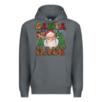 Rock santa baby Premium Hoodie - FaDigitalArtStudio