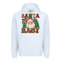 White santa baby Premium Hoodie - FaDigitalArtStudio