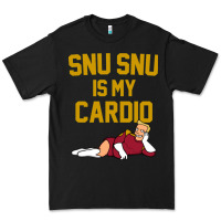 Black Futurama Snu Snu Is My Cardio GIFT Premium Tee - lanVoArt