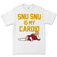 White Futurama Snu Snu Is My Cardio GIFT Premium Tee - lanVoArt