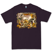 Plum western charolais bull Premium Tee - LillyAllenDesigns