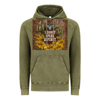 Vintage Olive i don't speak dipshit Vintage Hoodie - TumblerDesignByShophia