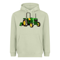 Matcha farm tractor Heavyweight Hoodie - Artiststas