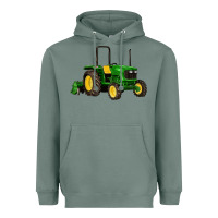 Sage farm tractor Heavyweight Hoodie - Artiststas