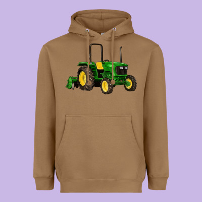 Farm Tractor Heavyweight Hoodie Designed By Artiststas