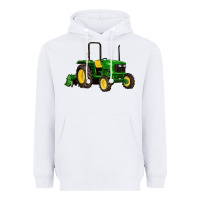 White farm tractor Heavyweight Hoodie - Artiststas