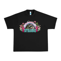 Black Strong Cancer rainbow Cancer Awareness Urban Heavy Tee - HowdyJamesFarm