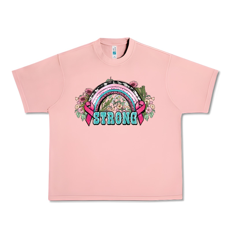 Strong Cancer Rainbow Cancer Awareness Urban Heavy Tee by HowdyJamesFarm | Teevron