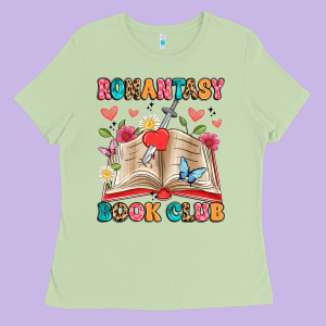 Romantasy Book Club Ladies Tee Designed By Artiststas