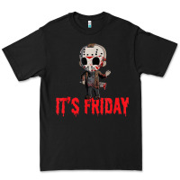 Black Funny Friday 13th Funny Halloween Horror Premium Tee - lanVoArt