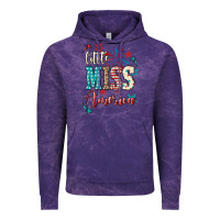 Cloud Purple Little miss America 4th of july Vintage Hoodie - HowdyJamesFarm