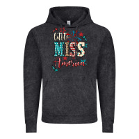 Vintage Black Little miss America 4th of july Vintage Hoodie - HowdyJamesFarm